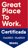 Great Place to Work - Certificada - Outubro de 2022 - Outubro 2023