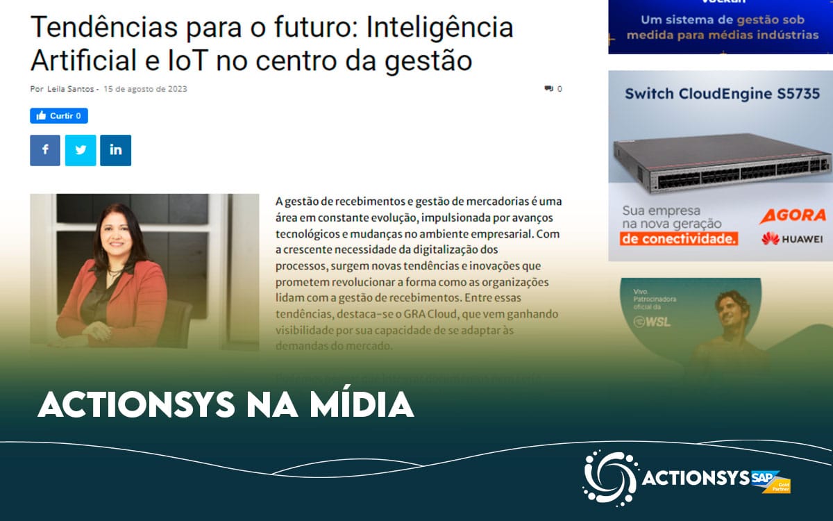 Tendências para o futuro: Inteligência Artificial e IoT no centro da gestão