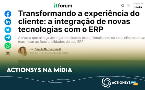 Transformando a experiência do cliente: a integração de novas tecnologias com o ERP