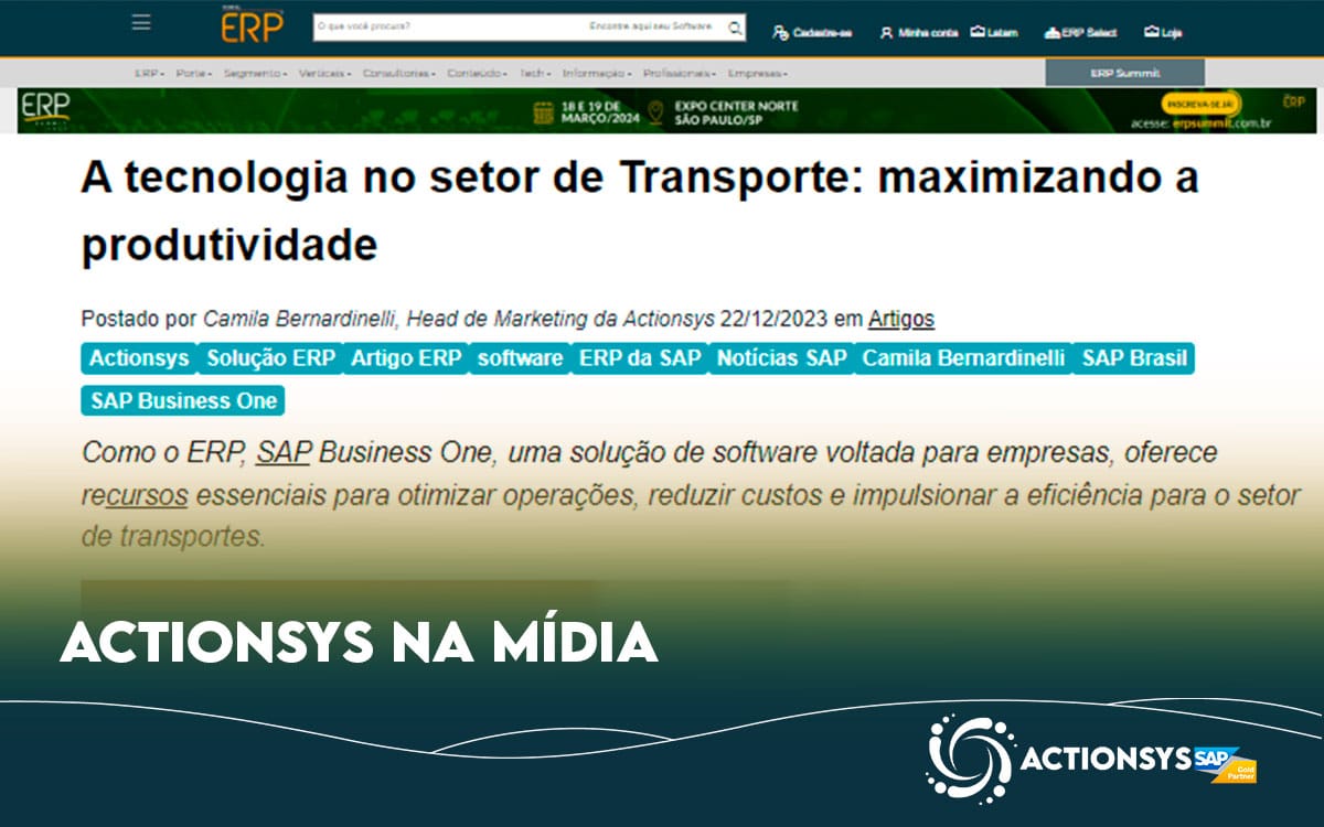 A tecnologia no setor de Transporte: maximizando a produtividade